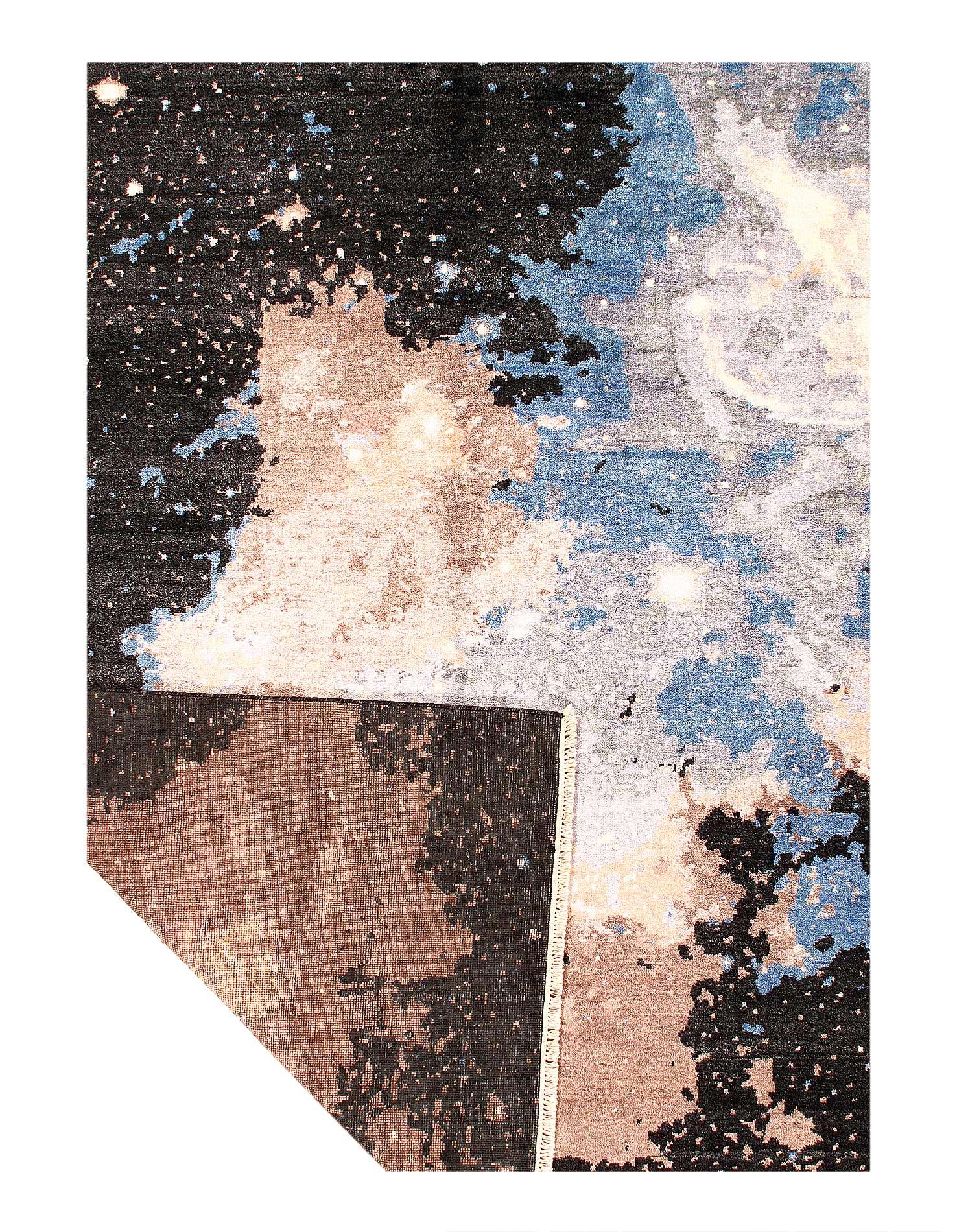 Canvello Fine Hand Knotted V.silk Modern Rug - 7'11'' X 9'9''